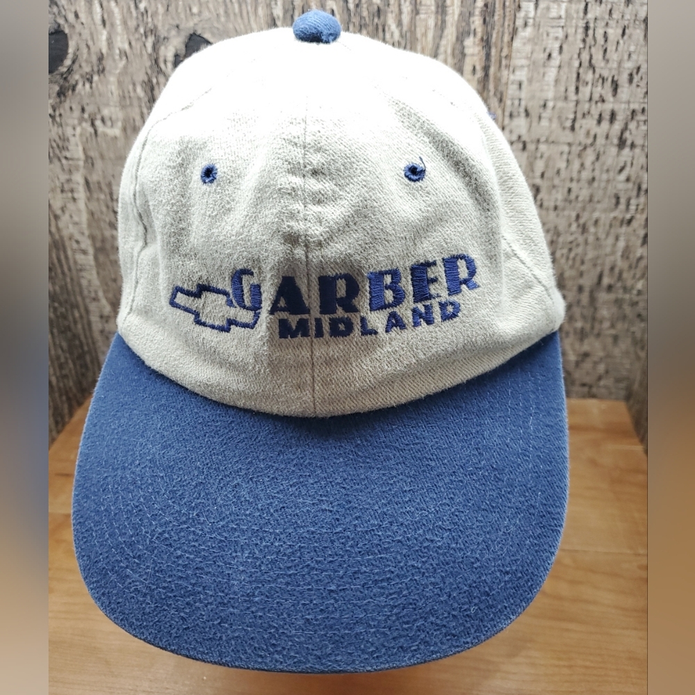 Chevrolet Garber Midland Chevy Adjustable Snapback Baseball Hat Cap One Size